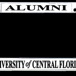 UCF Alumni on White Background Metal License Plate Frame (Licensed Product)